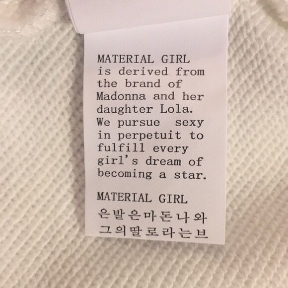 Material girl sweatshirt/hoodie Coca Cola graphic on back kangaroo pockets USED - Picture 9 of 11